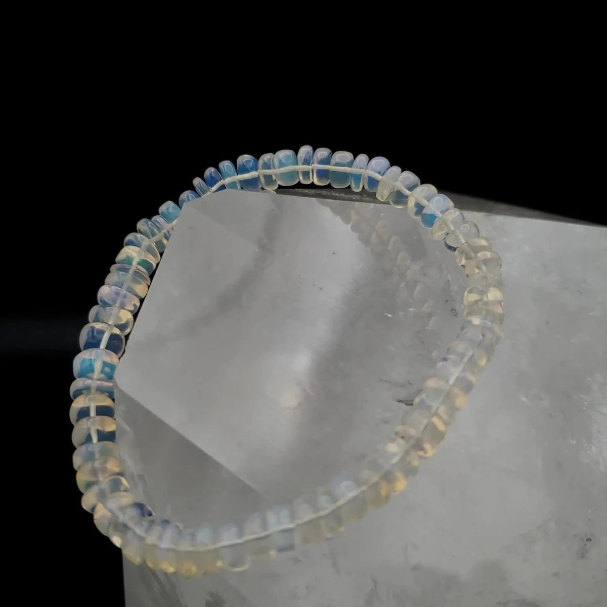 Opal Beaded Bracelet on white form
