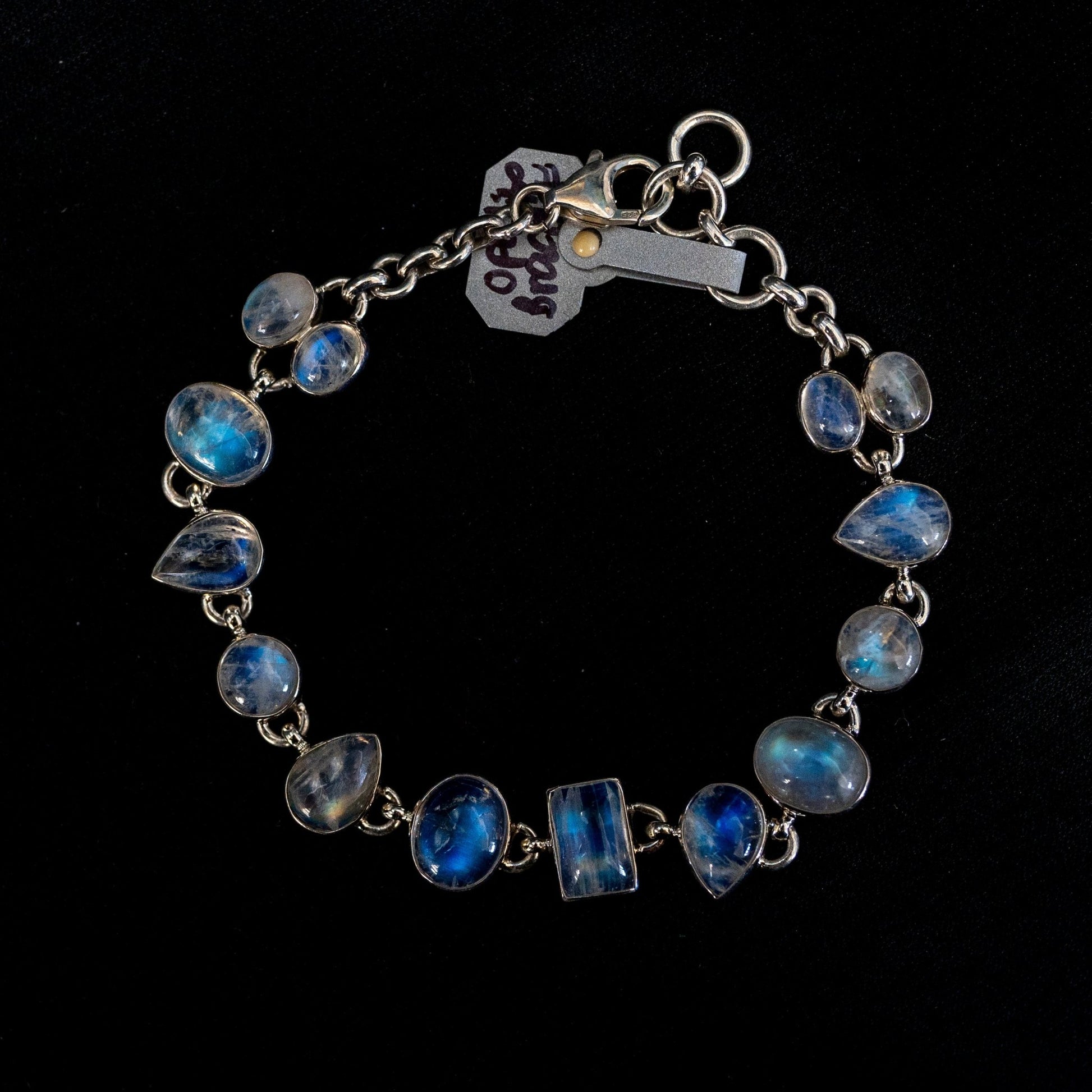 Opalite Stone Bracelet In Sterling Silver 