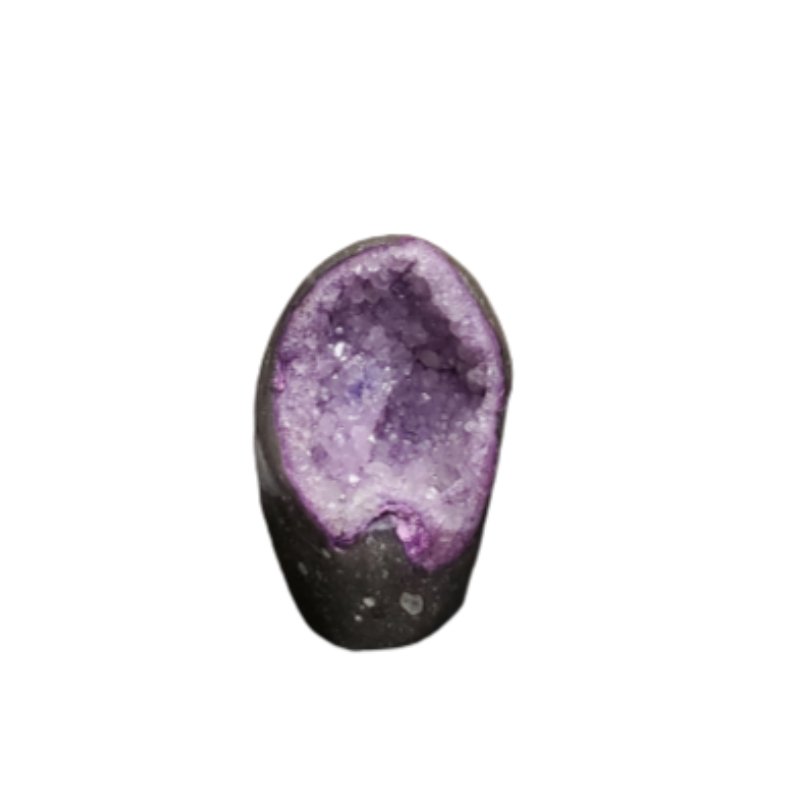 Purple Druzy Quartz Sculpture