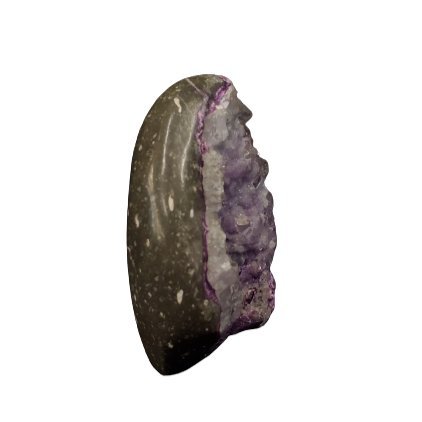 Small Purple Druzy Quartz Mineral Decor Sculpture