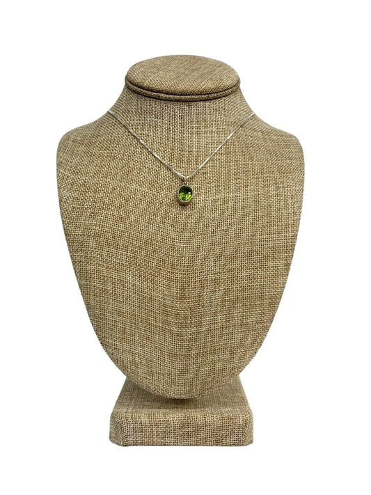 Sterling Silver Peridot Necklace