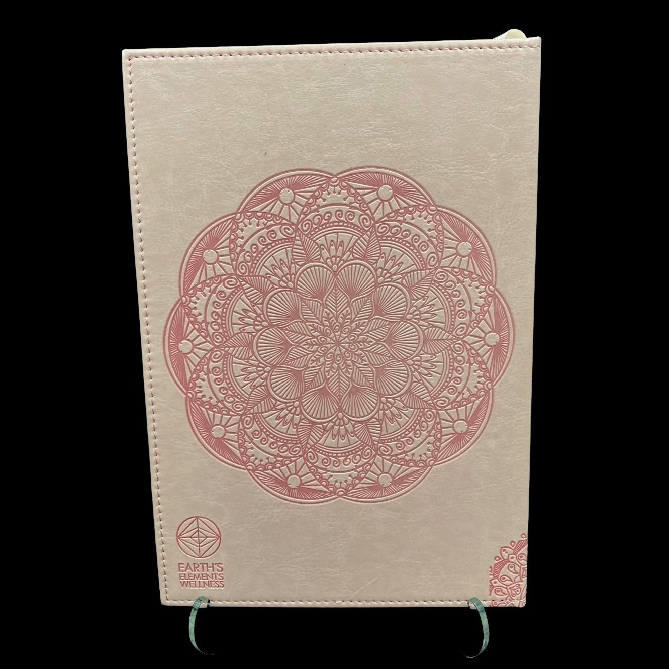 Hamsa Designed Writing Journal In Pink Back Side