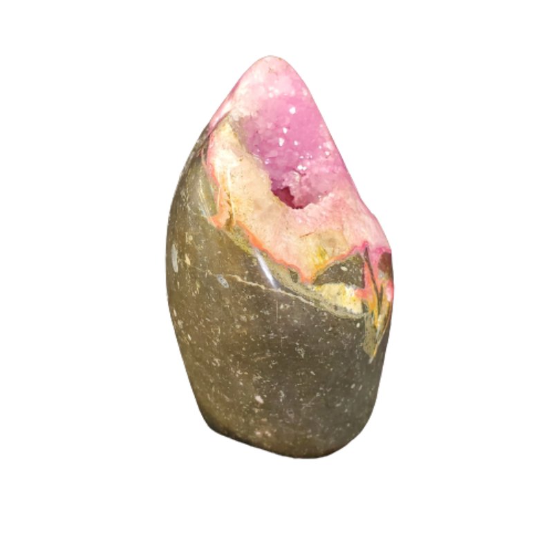 Alternate View Sparkling Druzy Quartz Pink Yellow Hues