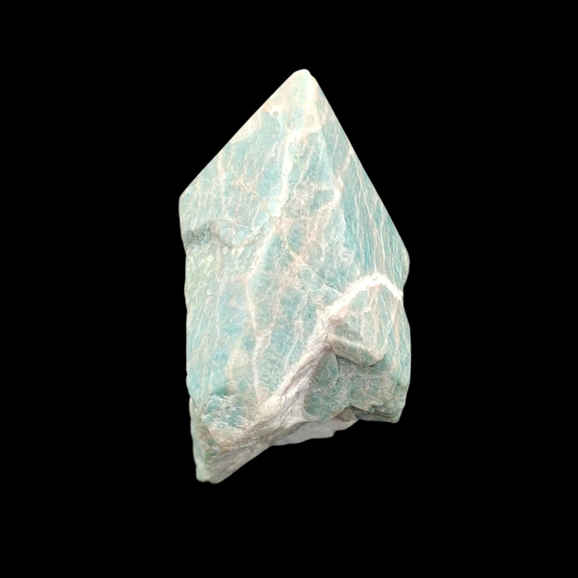 This is the left side of this Amazonite point