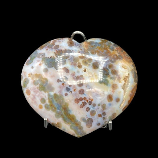 Big Ocean Jasper Heart