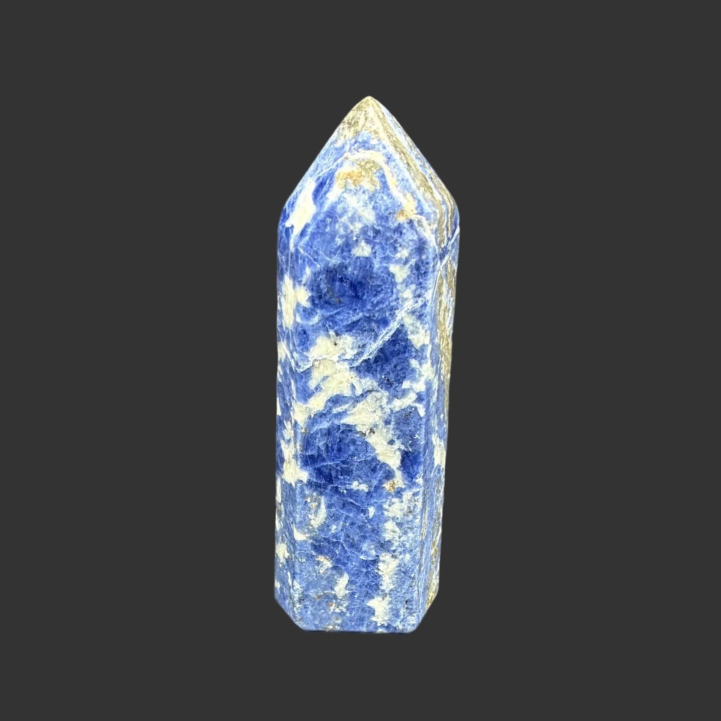 This is the back side of this blue sodalite tower.