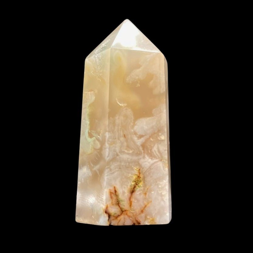 Back Side Of Flower Agate Tower