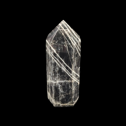 This is the front side oft this Black Moonstone prism