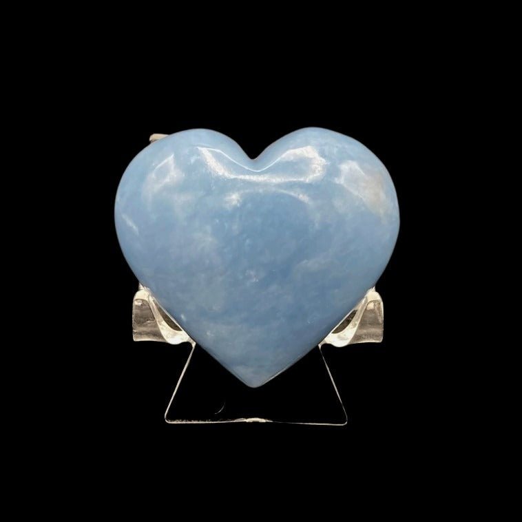 Back Side Of Angelite Heart