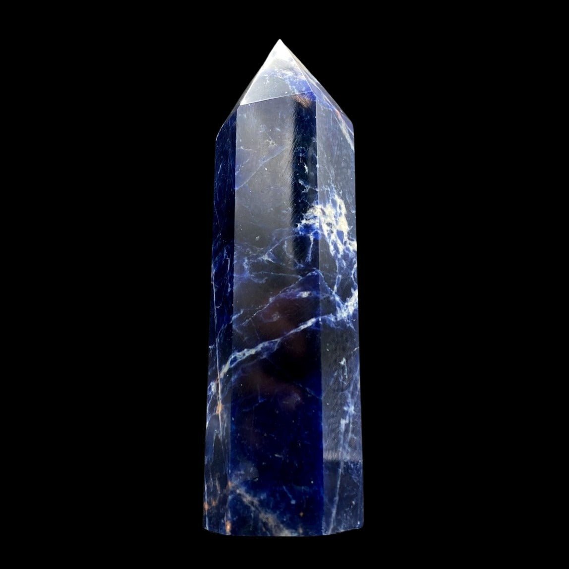 Back Side Of Blue Sodalite Point