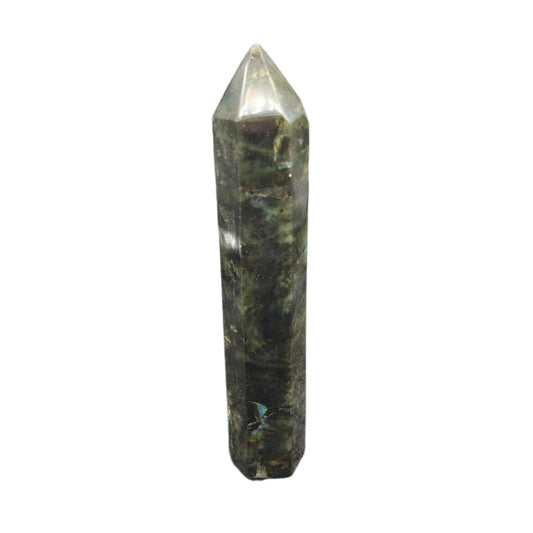 This is the front side of this Labradorite  point