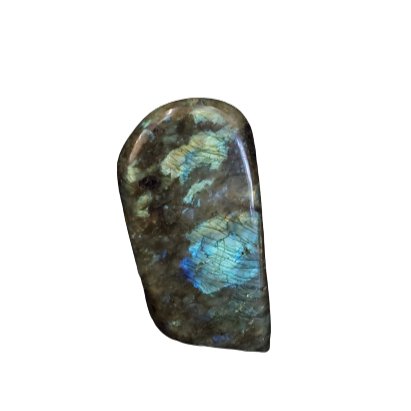 Blue Green Gold Flashes Side Of Labradorite Free Standing Specimen