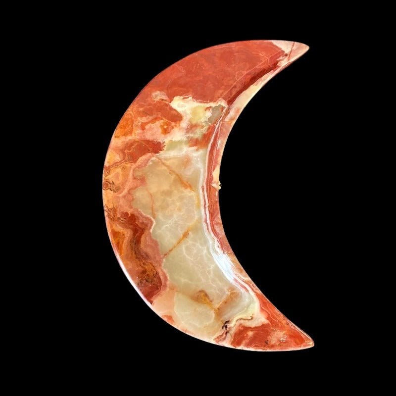 Yellow And Red Half Moon Soap Dish