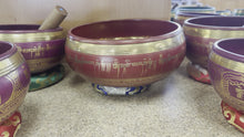 Load and play video in Gallery viewer, Burgundy Singing Bowl Vibrations
