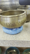 Load and play video in Gallery viewer, Listen To Hammered Singing Bowl Tone
