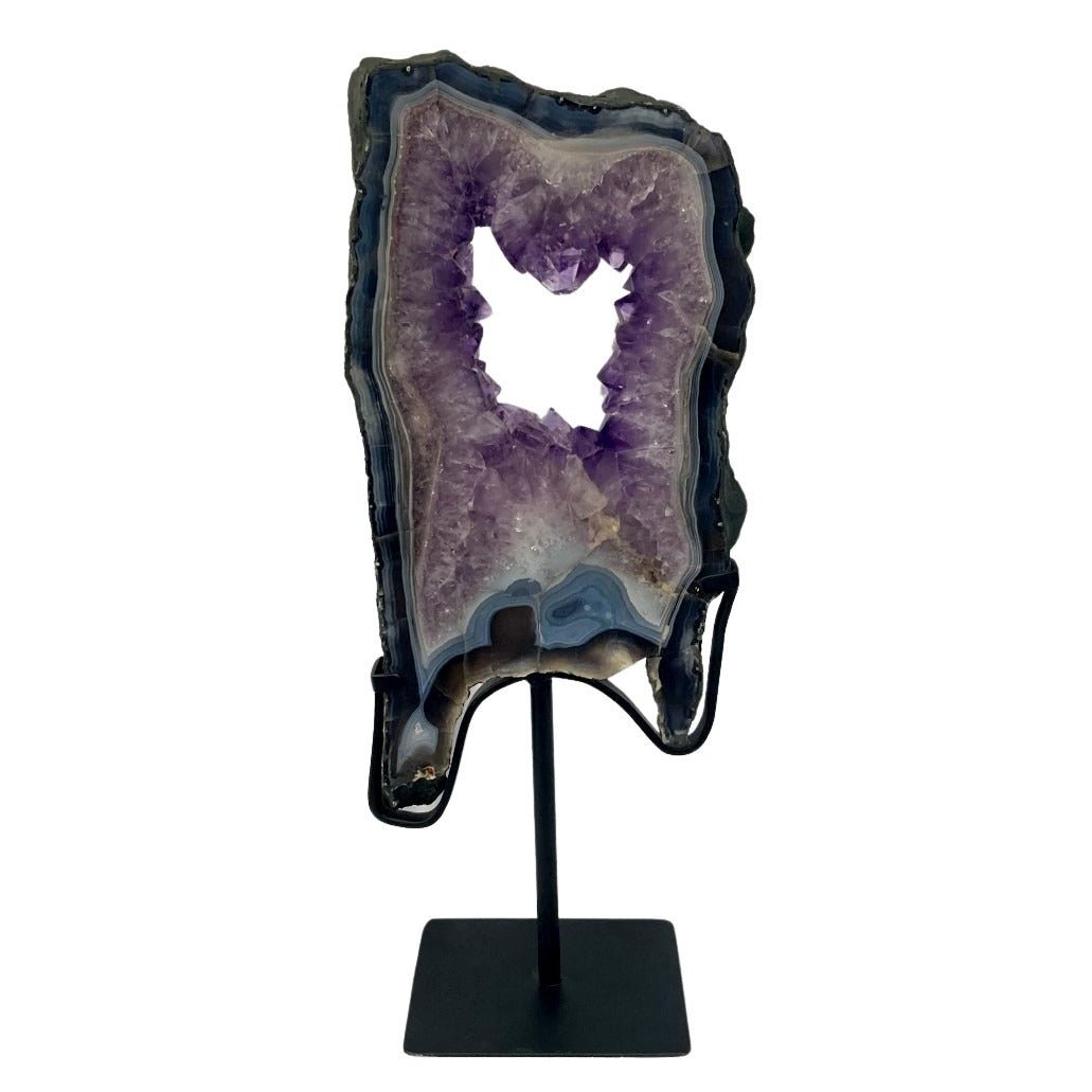 Front Side Of Amethyst Slab