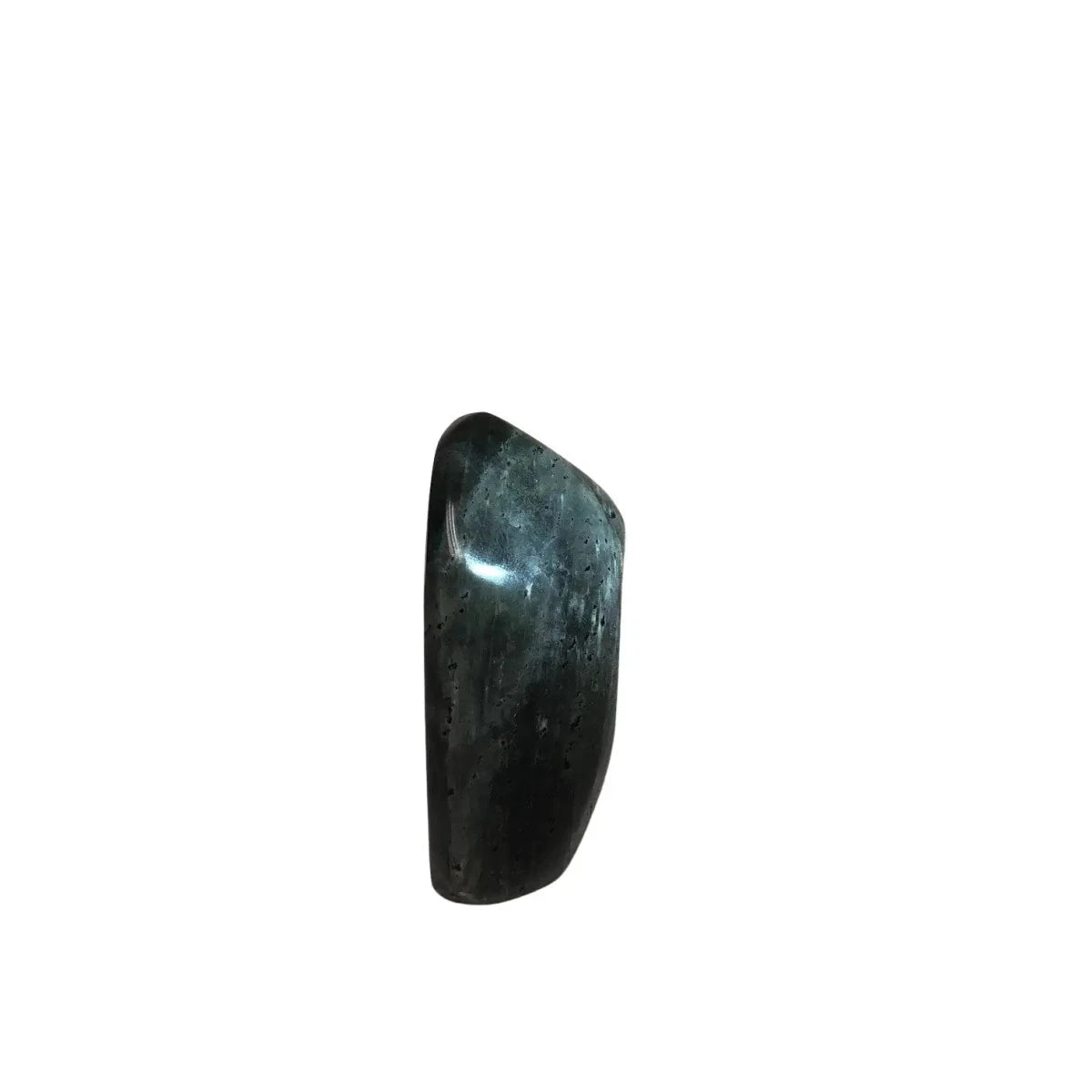Side View Of Purple Polished Labradorite