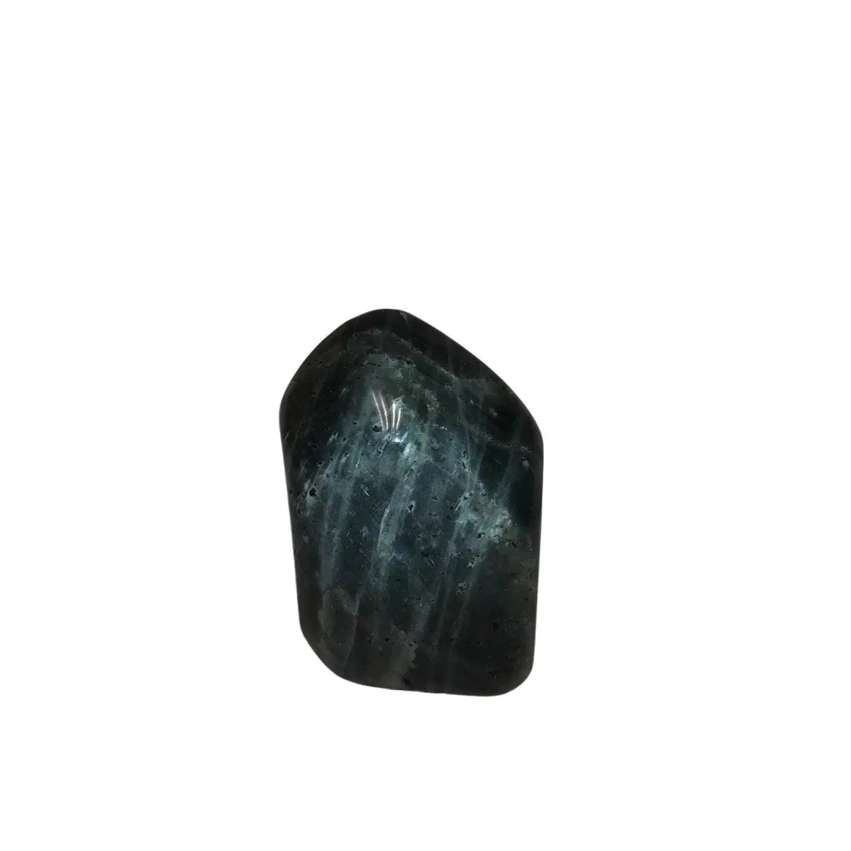 Back View Of Purple Polished Labradorite