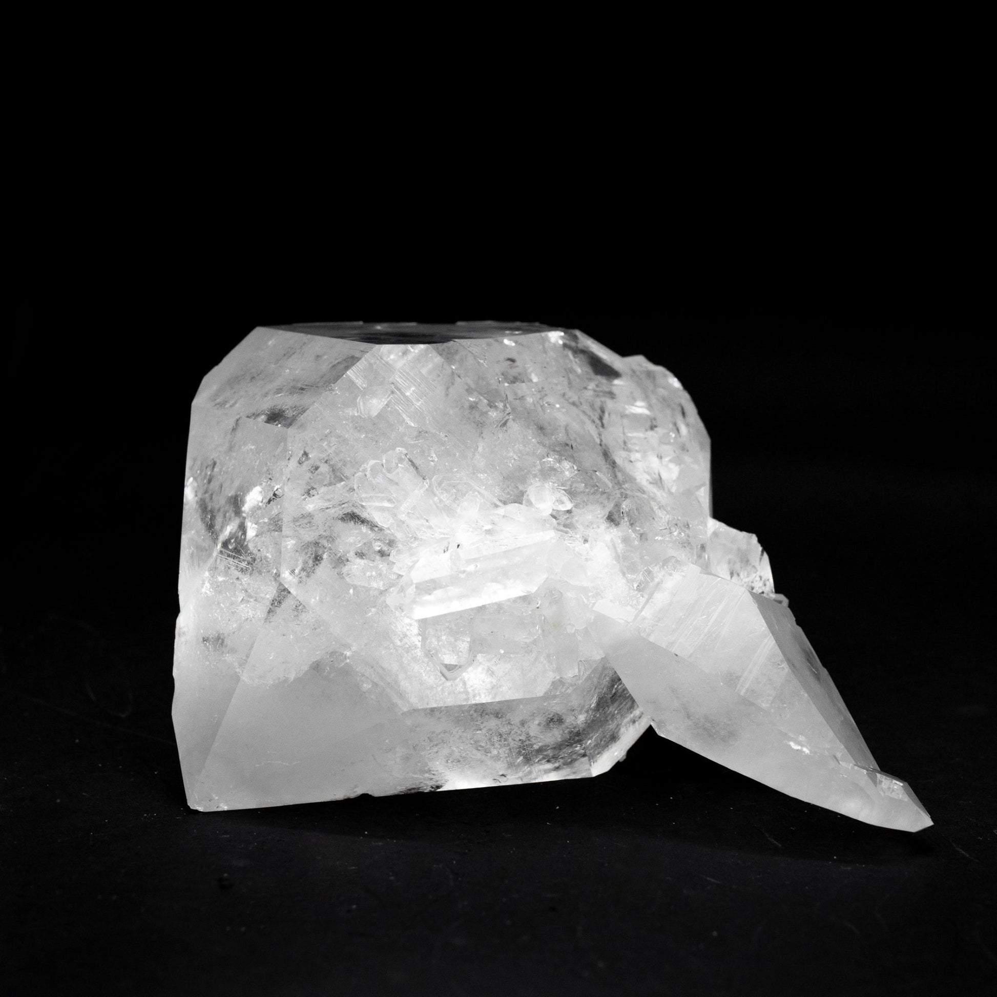 Front View Of Unique Arkansas Quartz