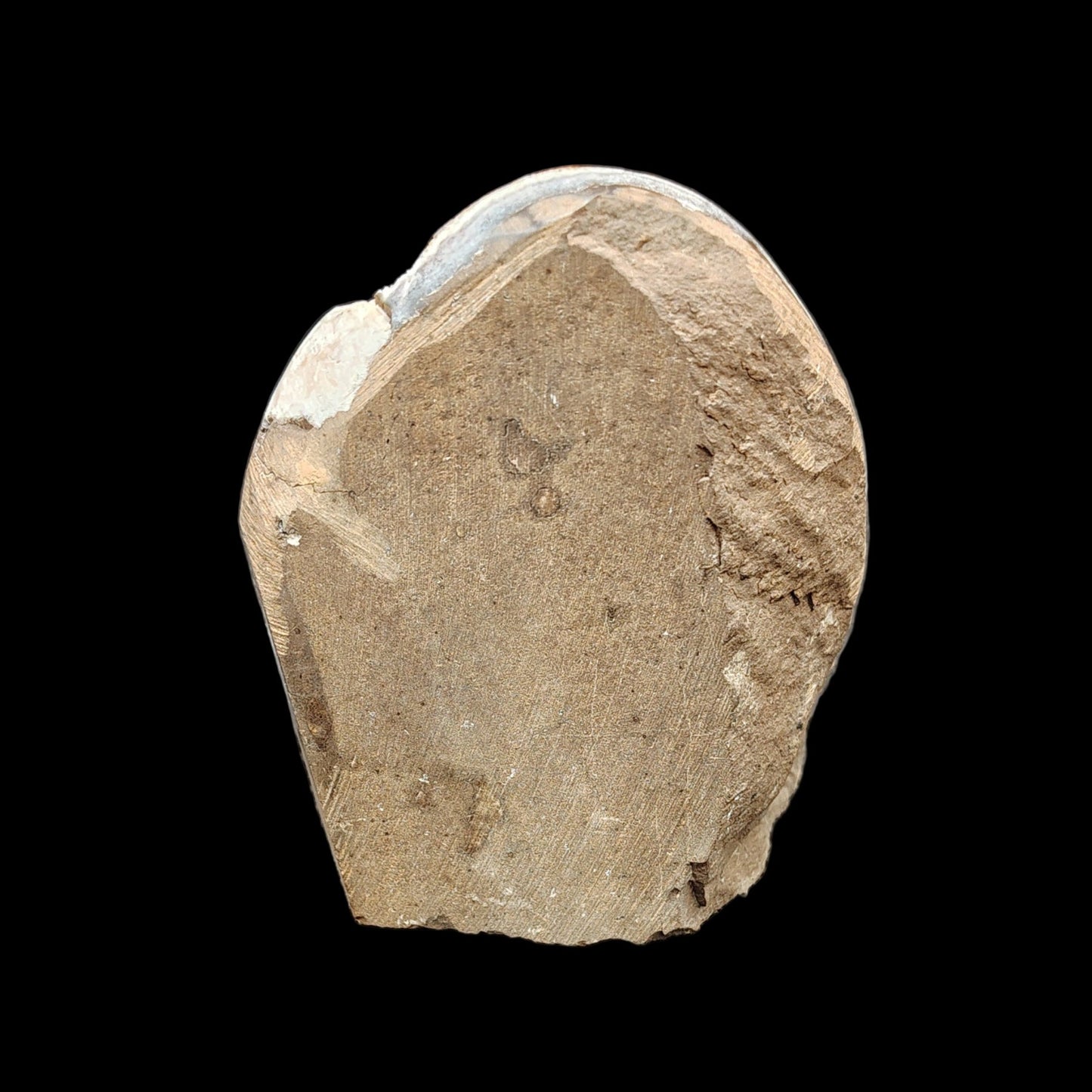 This is the back side of this Citrine geode cut base specimen