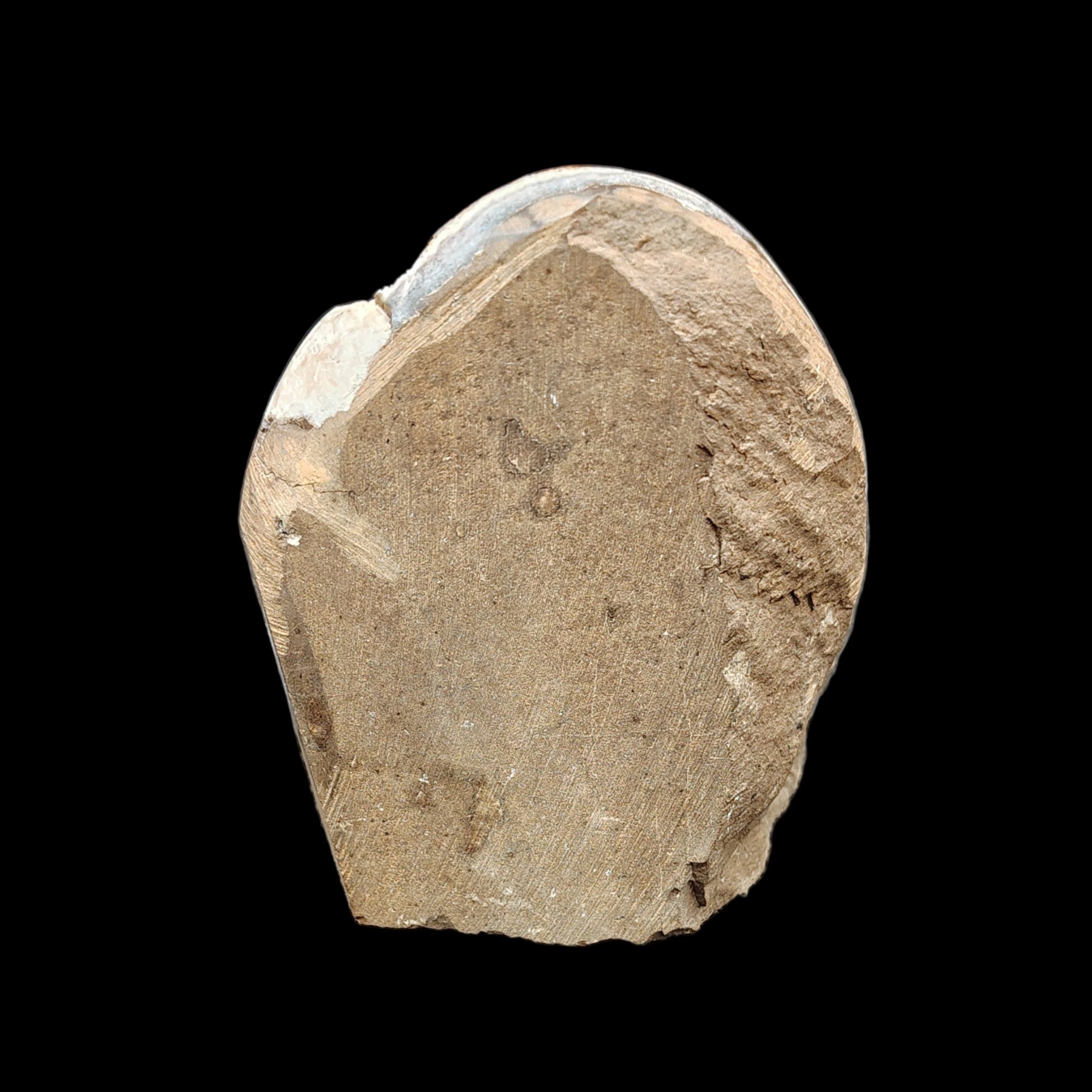 This is the back side of this Citrine geode cut base specimen