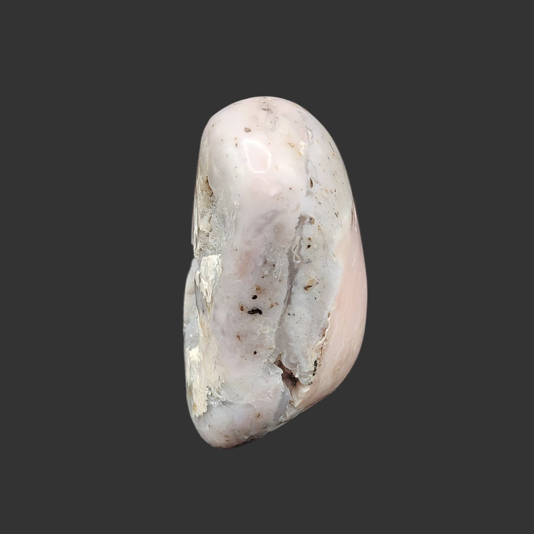 This is the left side of this pink opal free form