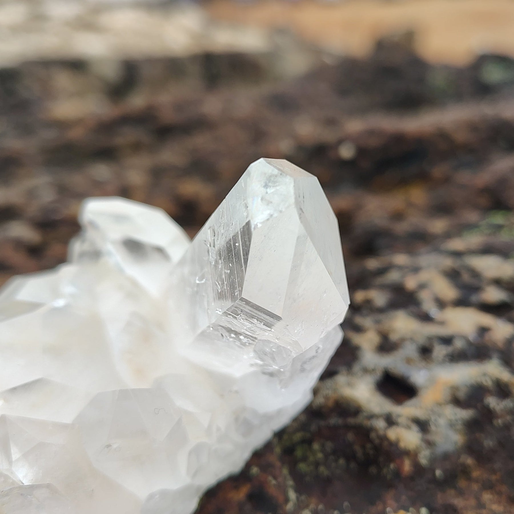 This is the Quartz crystal point that has a small on it.
