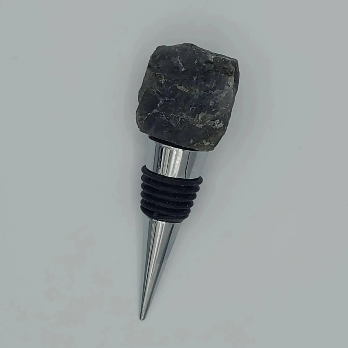Raw Labradorite Bottle Stopper