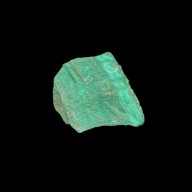 Front Side Of Malachite Lapidary Specimen