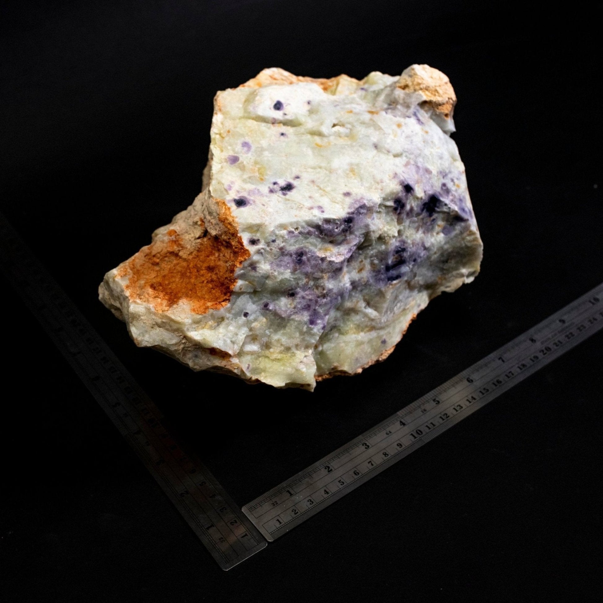 Morado Opal With Ruler Showing Size