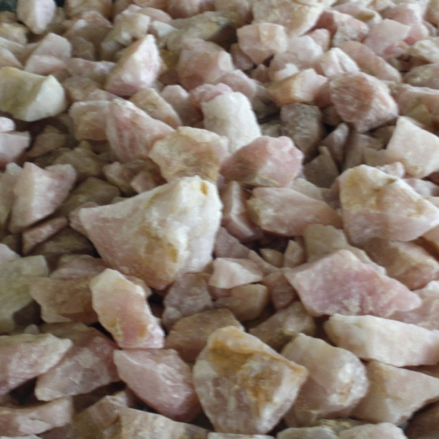 Rose Quartz Rough Pieces $6.00 Per Pound Various Sizes And Color Tones