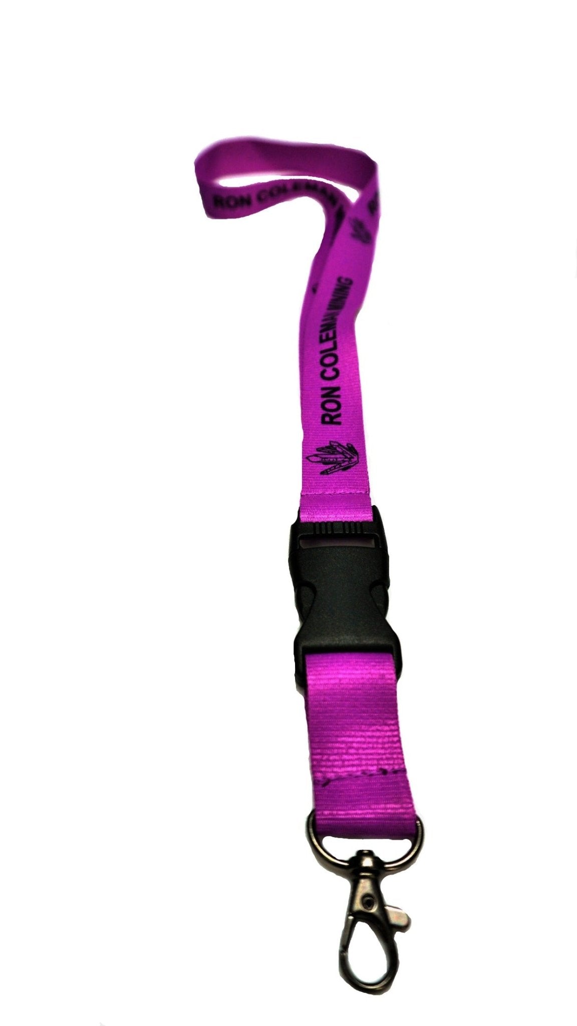 Purple Two Part Lanyard