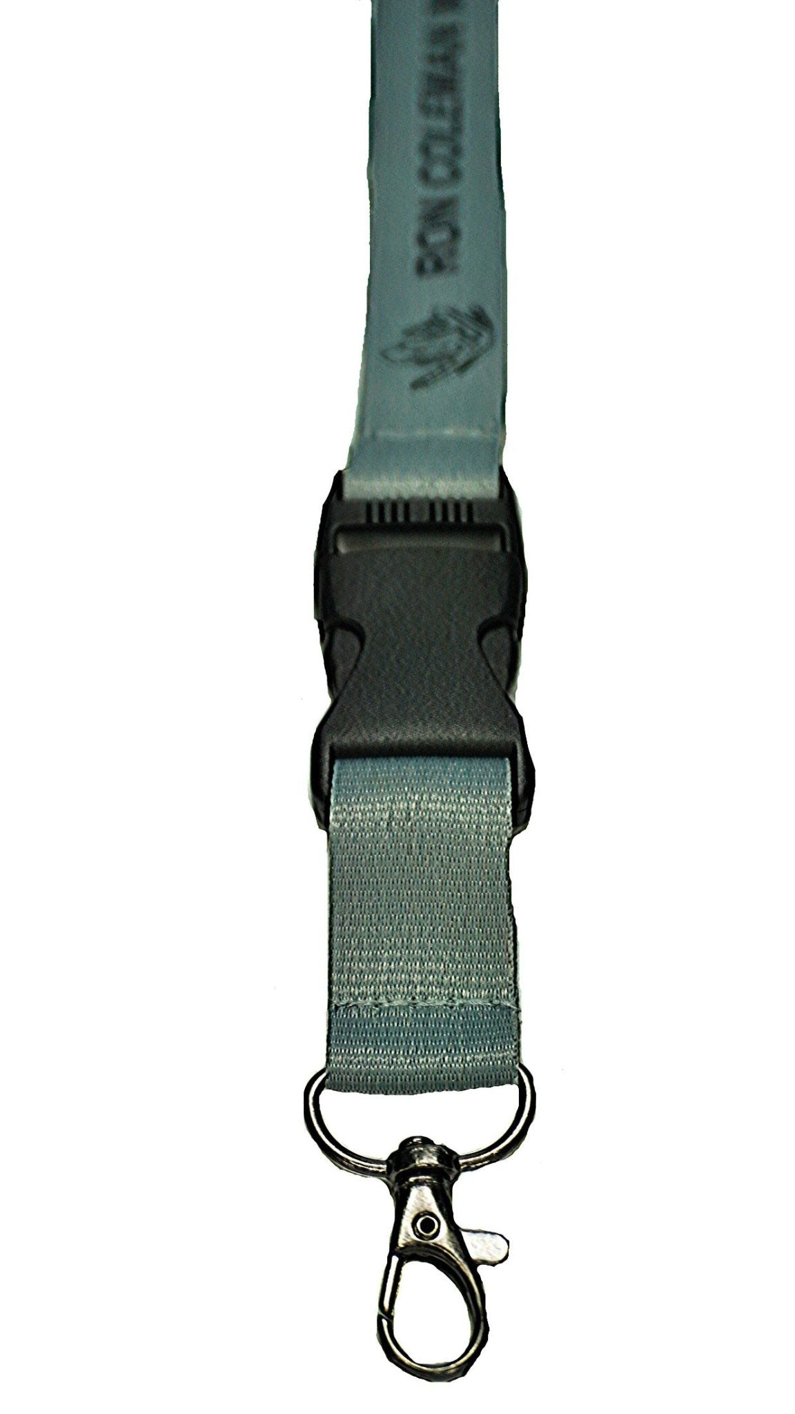 Gray Two Part Lanyard