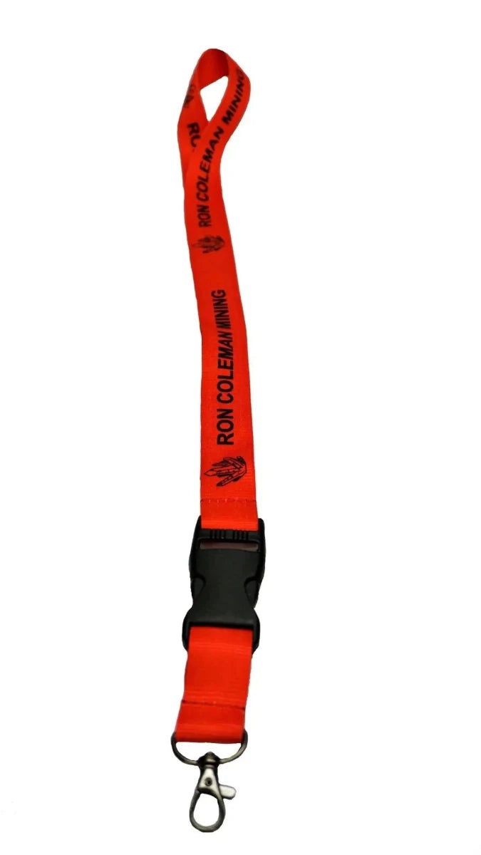 Orange Lanyard Souvenir Ron Coleman