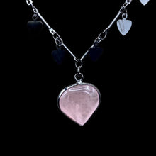 Load image into Gallery viewer, Close Up Of Pink Rose Quartz Pendant
