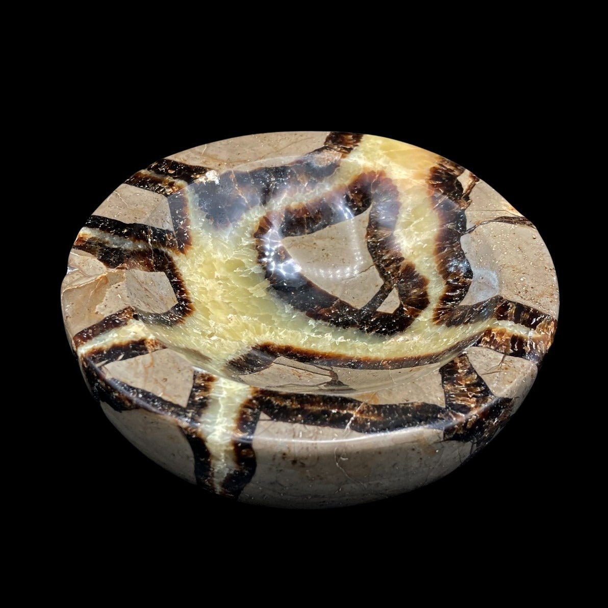 Top View Of Septarian Bowl