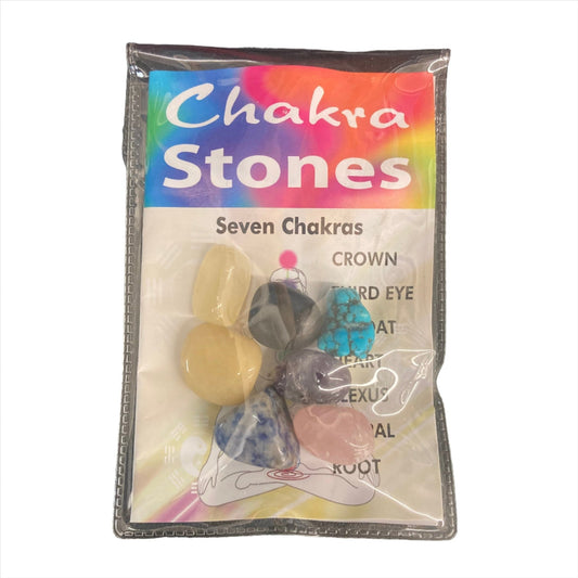 Seven Chakra Stones With Pouch