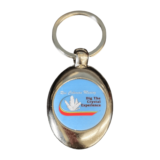 This is the front side of this blue RCM keychain.