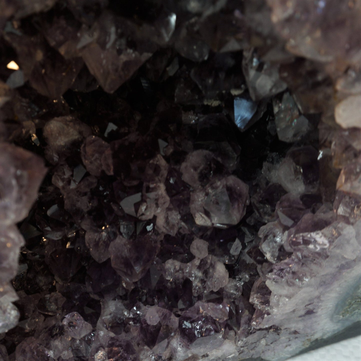 Amethyst Cathedral Geode Closeup