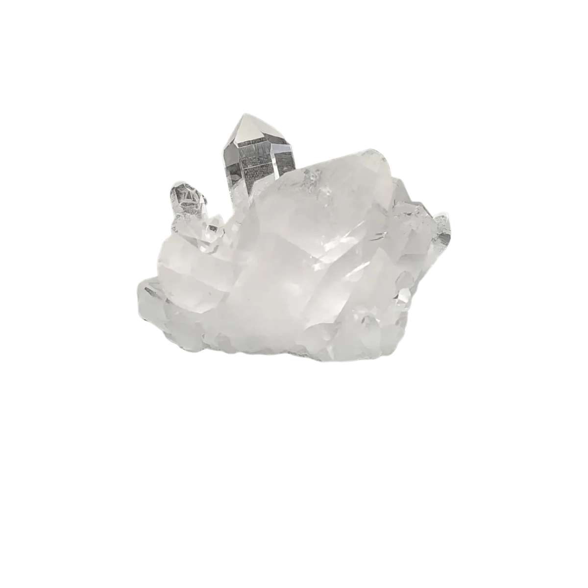 This is the back side of this small Quartz crystal cluster