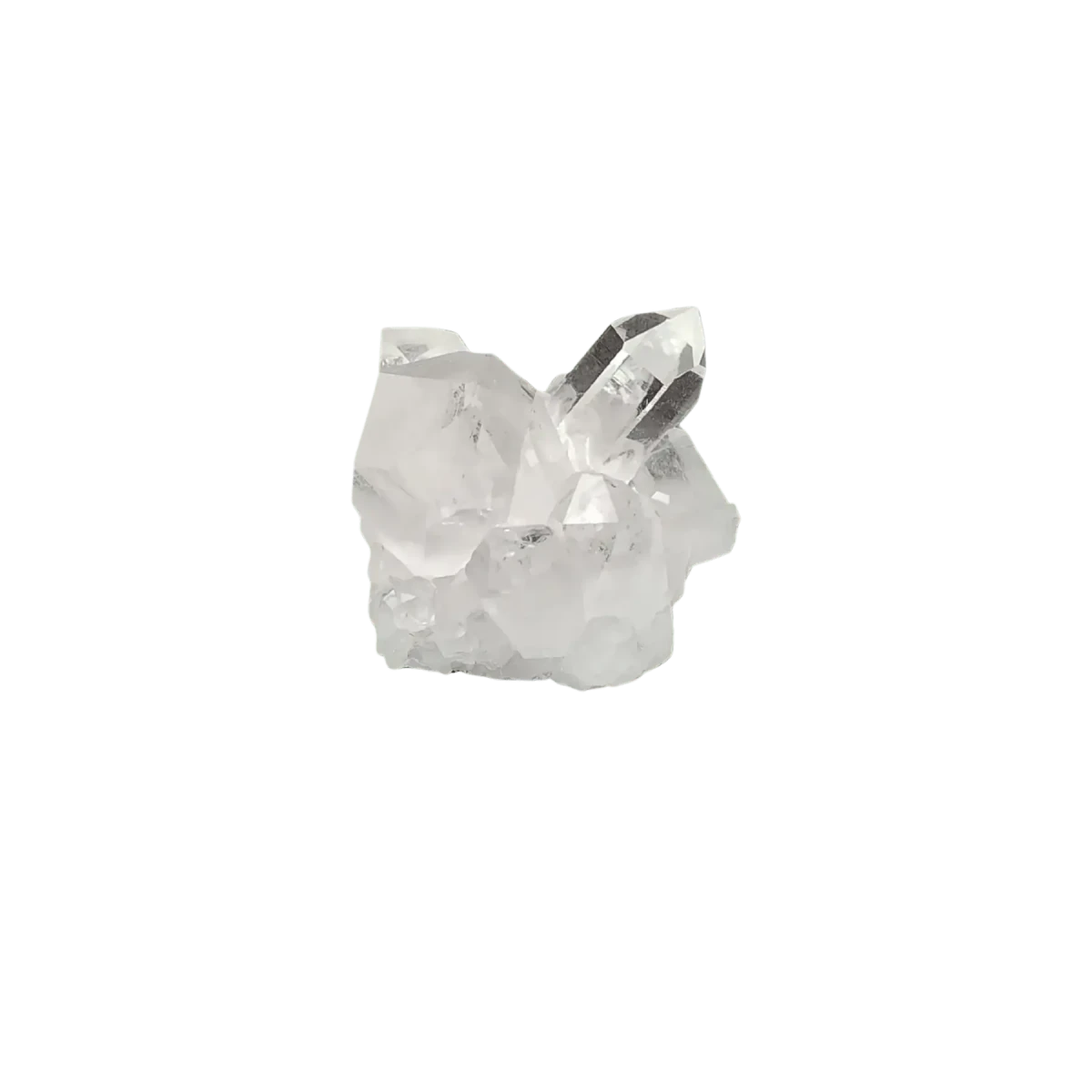 This is the right side of this small Quartz crystal cluster