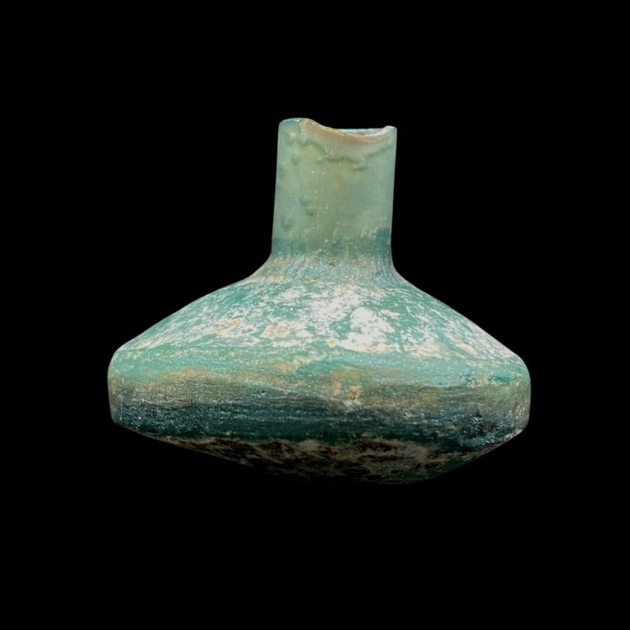 Front Of Roman Glass Bottle