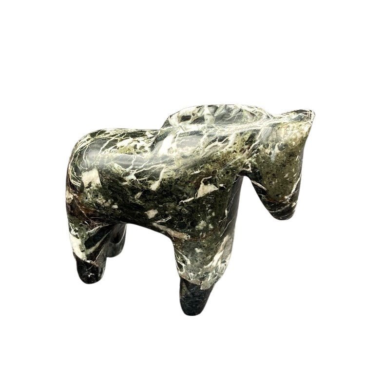 Green Onyx Horse Figurine