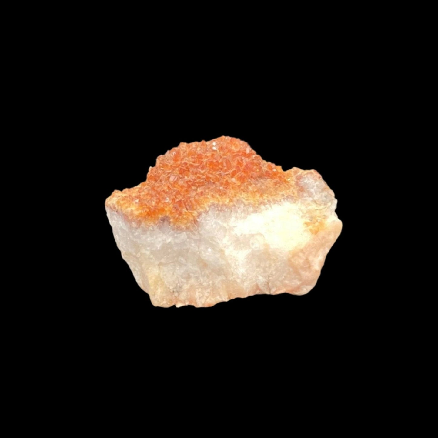 Small Citrine crystal specimen back side