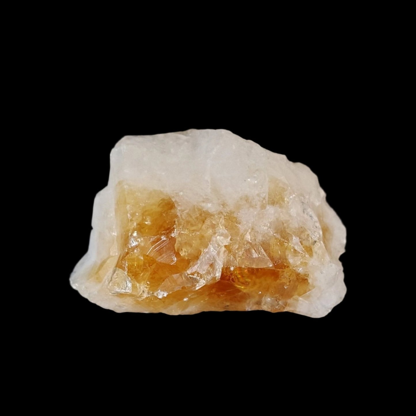 This is the front side of this piece of citrine