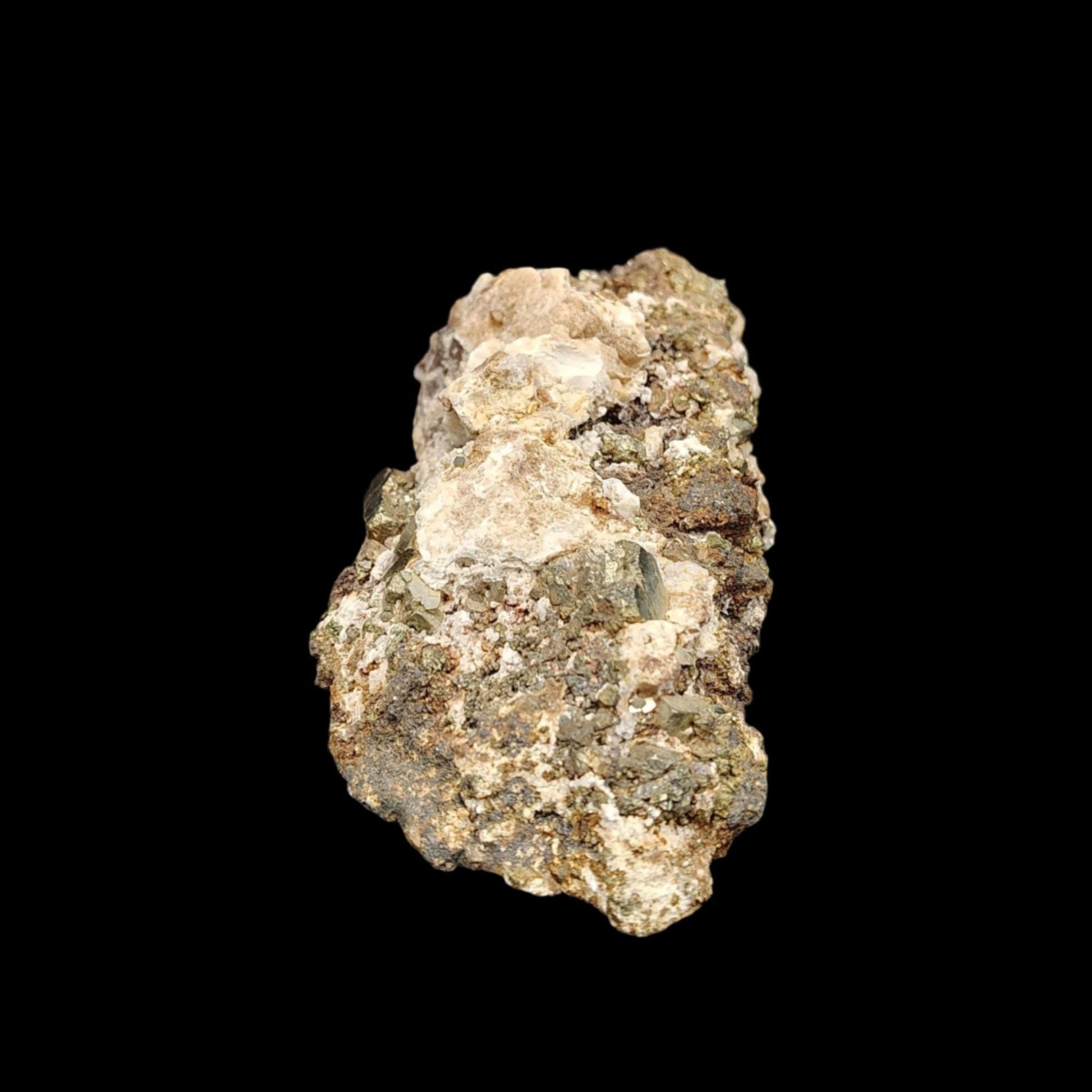 This is the left side of this Dolomite with Pyrite