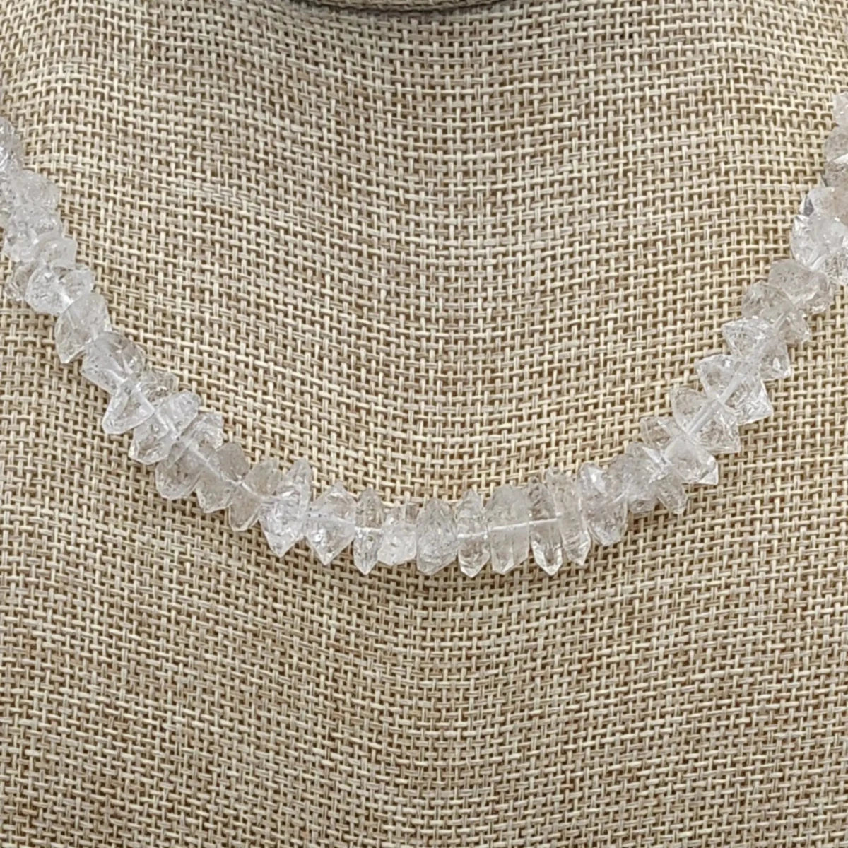 This is a close up of the Herkimer diamonds