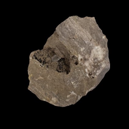 Alternate View Herkimer Diamond Attached To Host Dolomite Matrix