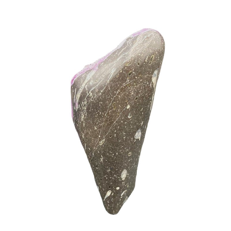 Back Side Of Small Mineral Decor Sculpted Enhanced Purple Druzy Quartz