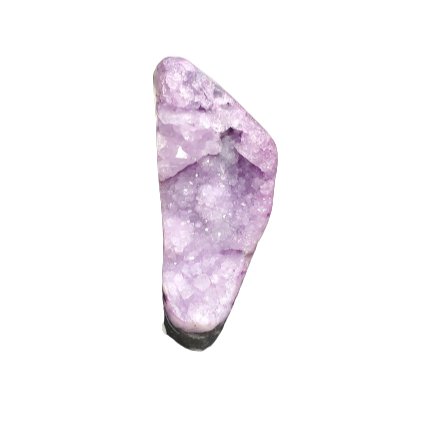 Light Purple Druzy Quartz Sculpture 